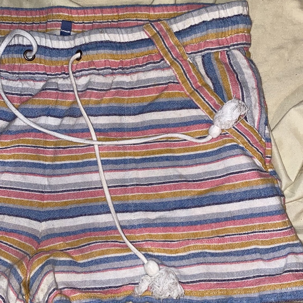 Striped loose pants